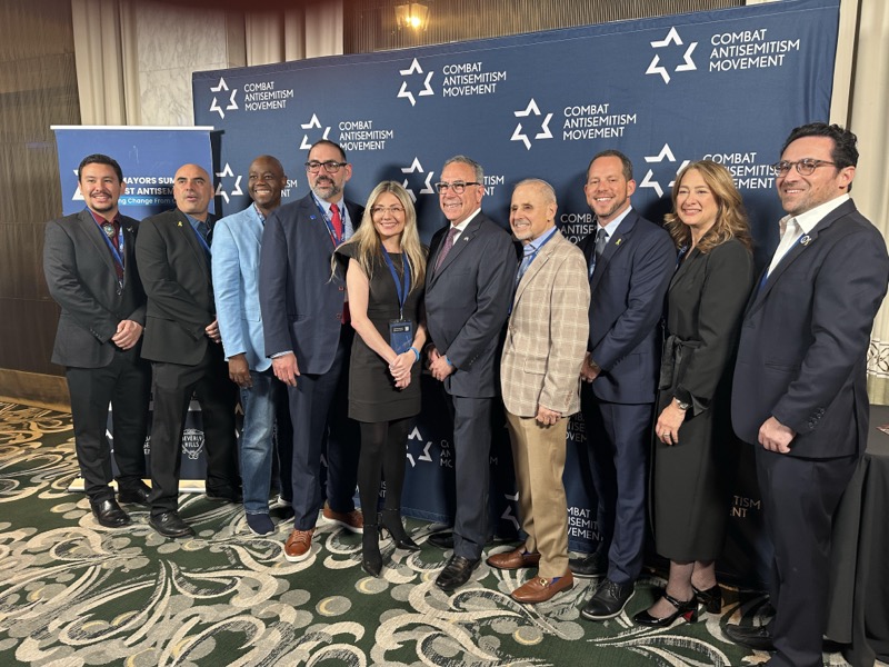 Lester Friedman at the 2024 Mayors Summit Against Antisemitism